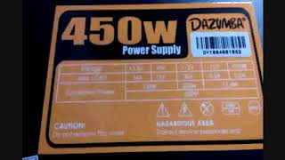 PSU DAZUMBA 450W [upl. by Sanborne]