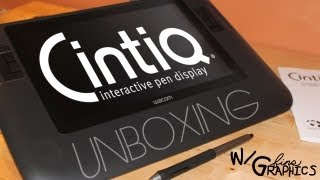 Wacom Cintiq 12WX  Unboxing [upl. by Xenia]