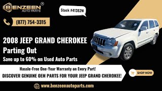 STK  41382W 2008 JEEP GRANDCHEROKEE  NO KEY  parts for sale  Save up to 60 on used auto parts [upl. by Lau]