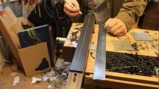 Guitar Builders Basics 2  how to make a compound fretboard radius with a hand plane [upl. by Deeyn]