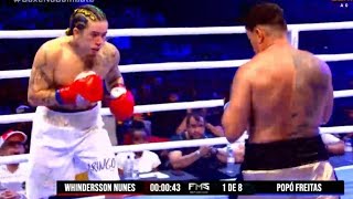 LUTA DO WHINDERSSON NUNES X ACELINO POPÓ  AO VIVO COM IMAGEM  LUTA DE BOXE EM HD HIGHLIGHTS [upl. by Eelyak]