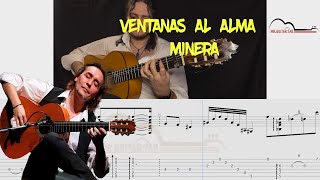 Vicente Amigo  Ventanas Al Alma Minera guitar tab tutorial cover by LucianoGhosn [upl. by Cirillo]