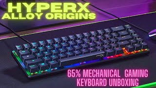 HyperX Alloy Origins 65 Mechanical Gaming Keyboard Unboxing HyperX Aqua SwitchThe new budget king [upl. by Marx]