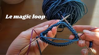 Tutoriel Tricot  Le Magic Loop [upl. by Vanhomrigh]