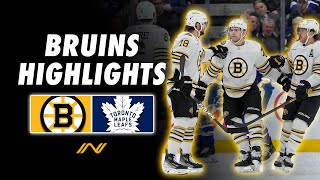 Bruins Highlights Best of Bostons Strong Team Performance vs Toronto [upl. by Weinshienk187]