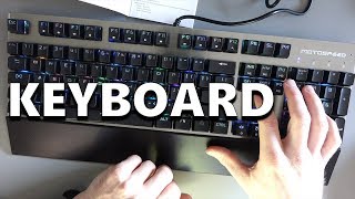 Motospeed K92 CK108 RGB Macro Mechanical Keyboard [upl. by Anchie]