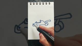 Mini sports car drawing simple shapes drawing basic shapes easy drawing sportscar [upl. by Branham]