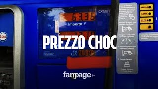 Prezzo choc a un distributore benzina venduta a quasi 5 euro al litro [upl. by Iggam661]