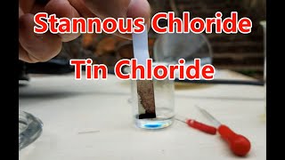 Tin chloride Preparation 🧪of stannous chloride at home🙂 [upl. by Depoliti]