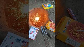 Different types of Diwali Crackers Testing in Hole 🤬🤯 fireart [upl. by Wiskind]