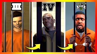 Evolution of PRISONS in GTA Games GTA 3 → GTA 5 [upl. by Alleciram343]