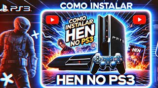 Como Desbloquear PS3 Instalar HEN Novo Método Fácil instalação [upl. by Nicholas]