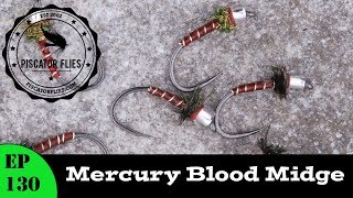 Fly Tying the Mercury Blood Midge Pat Dorsey  Ep 130 Piscator Flies PF [upl. by Erdne]