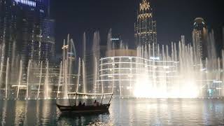 Dubai dancing fountain to the expo 2020 song quotThis is our timequot [upl. by Hanny325]