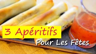 3 Recettes d’apéritifs pour les fêtes HEALTHY GOURMANDE SIMPLE  My Life Secrets [upl. by Eelesor]