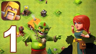 Clash of Clans  Gameplay Walkthrough Part 1  Tutorial iOS Android [upl. by Eilzel]