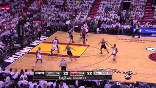 2013 NBA Finals Game 2 How LeBron Dashed Splitters Dreams [upl. by Cowles367]