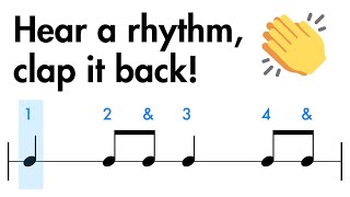 Rhythm Clap Along  Level 1 to 3 For BeginnersKids 👂🎵👏 [upl. by Henrik969]