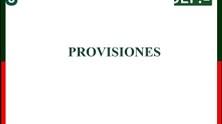 12 Contabilización de las provisiones [upl. by Airdnaed]