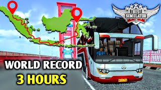 🚚Longest BUSSID Gameplay WORLD RECORD on Mobile  Bus Simulator Indonesia by Maleo [upl. by Lori]