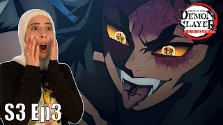 INTO THE ACTION ALREADY Demon Slayer Kimetsu No Yaiba Season 3 Episode 3 Reaction [upl. by Columbyne850]