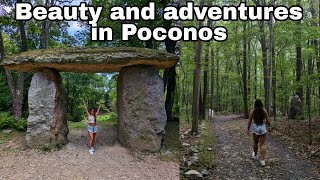 Poconos Long Weekend  Day 3  Pocono Treeventures  Columcille Monolith Park 🏞️ weekendtrip [upl. by Kreager197]