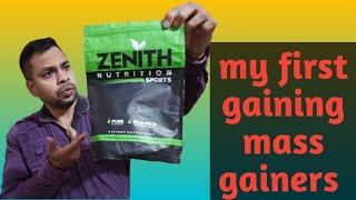 Zenith mass gainer my First mass gainer [upl. by Keryt]