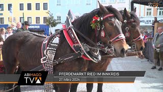 Pferdemarkt Ried im Innkreis 2024 🐎 [upl. by Felt]