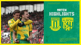 Match Highlights  Stoke City v West Bromwich Albion [upl. by Orlene]