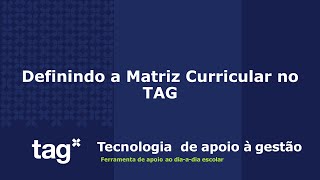 Adicionando a Matriz Curricular [upl. by Drobman]