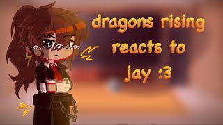 ninjago dragons rising reacts to jay 12 [upl. by Oiluarb]