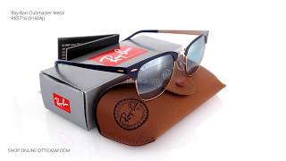 Ray Ban Clubmaster metal RB 3716 9160AJ [upl. by Burger19]