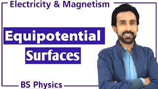 Equipotential Surfaces in Urdu Hindi  Electricity and Magnetism  BS and BSc [upl. by Aidekal]