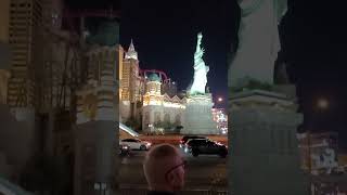 Las Vegas strip New York New York 2024 [upl. by Akciret]