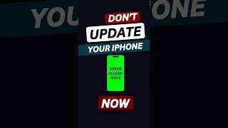 iPhone IOS 181 Update issue  green screen [upl. by Dhaf]