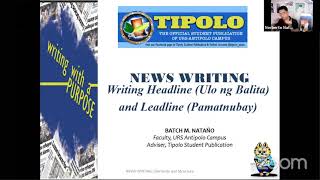 WRITING HEADLINE AND LEADLINE [upl. by Alrzc]