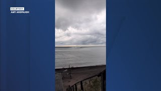 Waterspout over Lake Michigan near Holland [upl. by Krock]