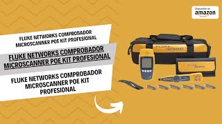 Fluke Networks comprobador MicroScanner PoE Kit Profesional [upl. by Claretta]