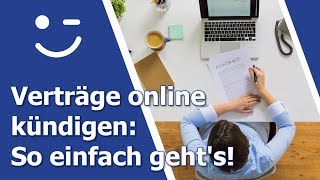 Verträge online kündigen So einfach geht’s [upl. by Nauwtna931]