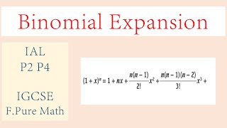 Binomial Expansion 1xn formula PART 2 [upl. by Alver830]