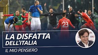 La grande DISFATTA lItalia non si qualifica ai mondiali Qatar 2022  Il mio pensiero [upl. by Esila]