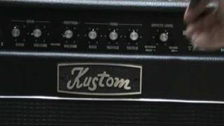 KUSTOM KG212FX AMP CLEAN SOUNDwmv [upl. by Ahsat]