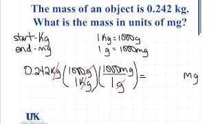 Convert kg to mg [upl. by Eitak]