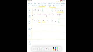 BODMAS tutorial practice using BODMAS to solve an equation [upl. by Jonah702]