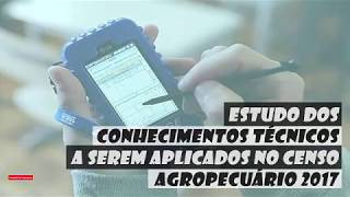 Audiotexto  ESTUDO DOS CONHECIMENTOS TÉCNICOS A SEREM APLICADOS NO CENSO AGROPECUÁRIO 2017 [upl. by Ymmor271]