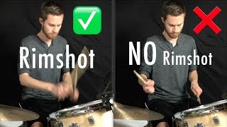 Rimshot Backbeat  Key to Perfect Snare Sound [upl. by Colleen]