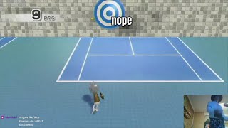 Wii Sports Tennis Target Practice Be Like [upl. by Riba]