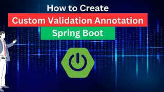 How to create custom validation Annotation  Custom Validation in spring boot [upl. by Noxaj]