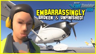 Flight Sim 2024 Broken Unfinished FUN [upl. by Yolande372]