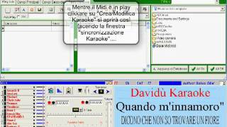 1° Tutorial Karaoke 5  Come cambiare il Testo in un file MIDI K5  by Davidù [upl. by Ayit]